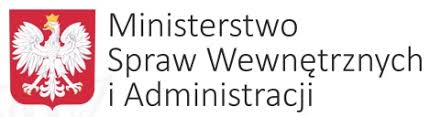 Obraz przedstawia godło Polski oraz napis Ministerstwo Spraw Wewnętrznych i Administracji