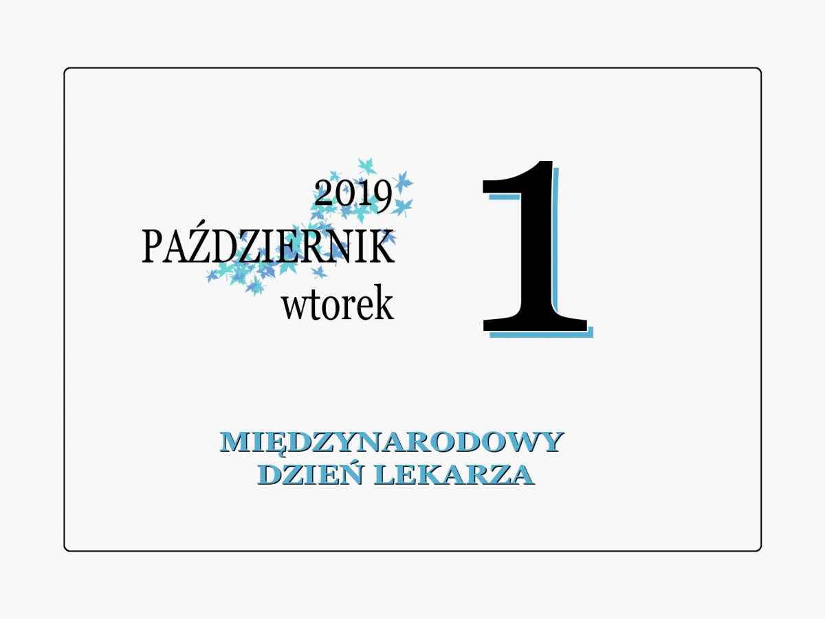 Życzenia z okazji Międzynarodowego Dnia Lekarza