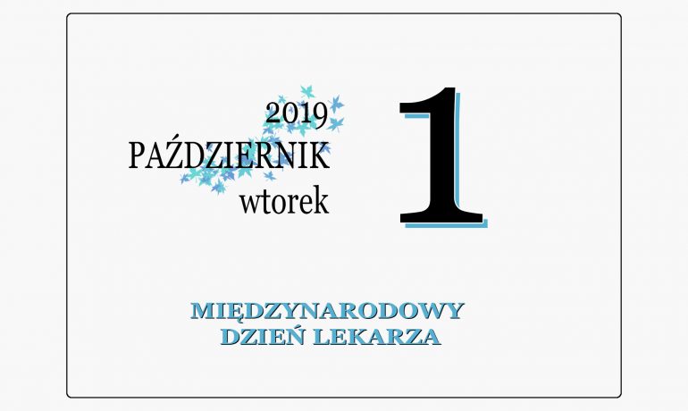 Życzenia z okazji Międzynarodowego Dnia Lekarza