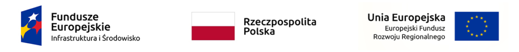 Grafika przedstawia trzy loga: Funduszy Europejskich, Rzeczpospolitej Polskiej, Uni Europejskiej