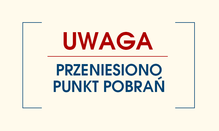 Zmiana lokalizacji Zakładu Diagnostyki Laboratoryjnej